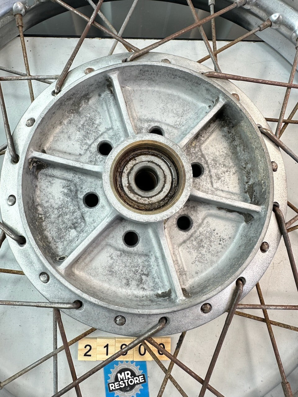 Kawasaki KH500 OEM Takasago 18" Rear Wheel