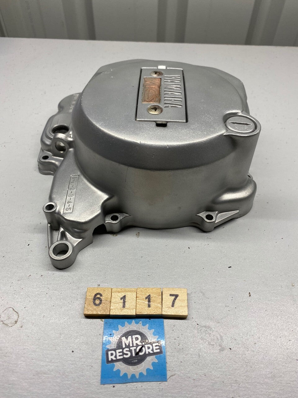 Yamaha XZ 500 Side Cover - Vapour Blasted