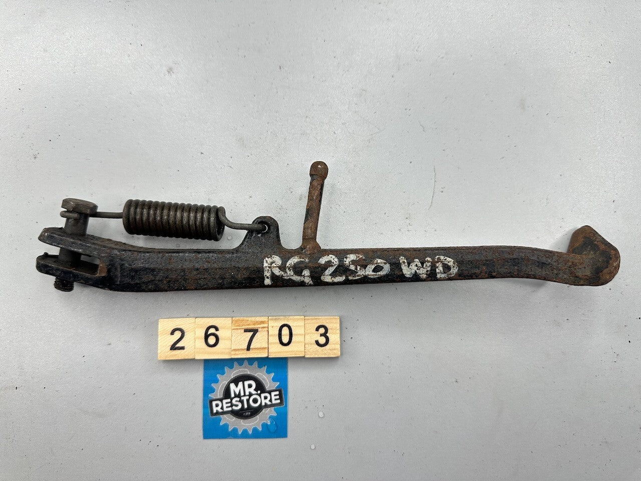 Suzuki RG250 WD Side Stand Assy. Spring & Bolt
