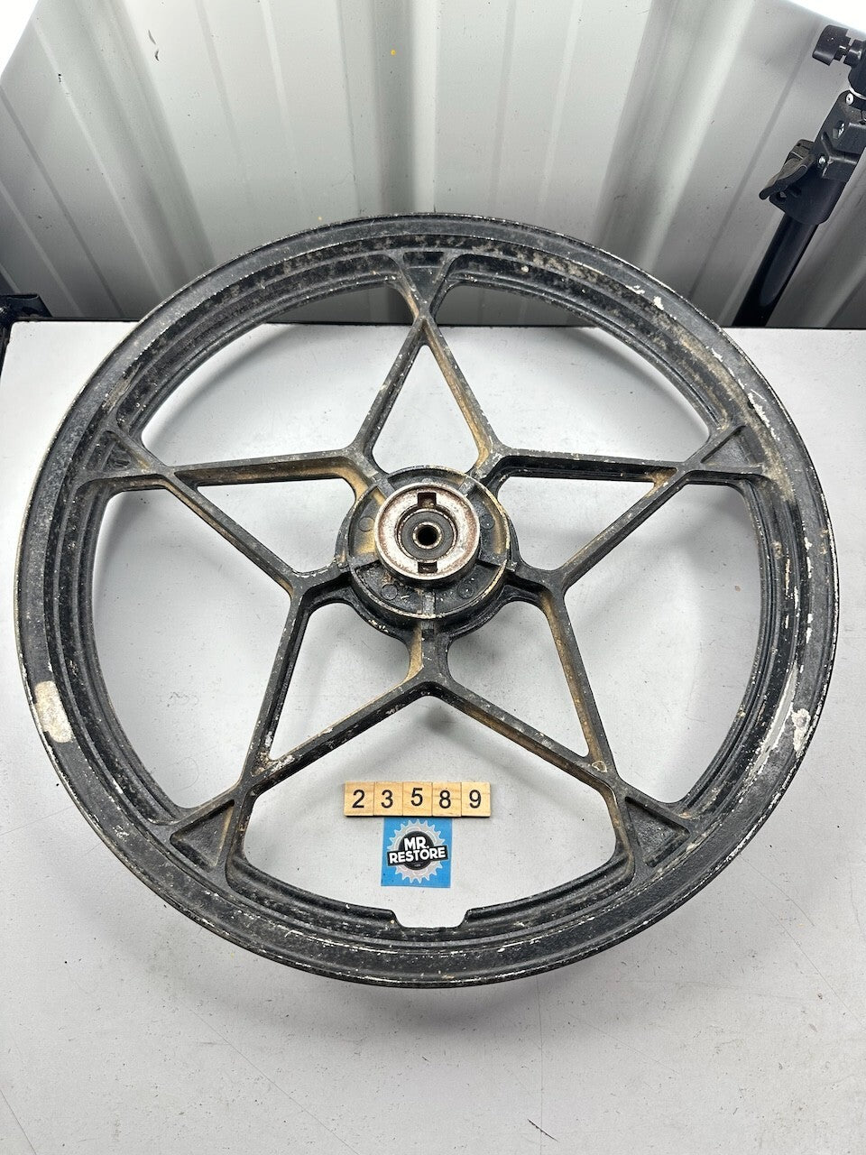 Suzuki Classic Vintage Rear Wheel (GS ? GT200 ? GSX ?) 18x1.60 (Dated Sep 1982)