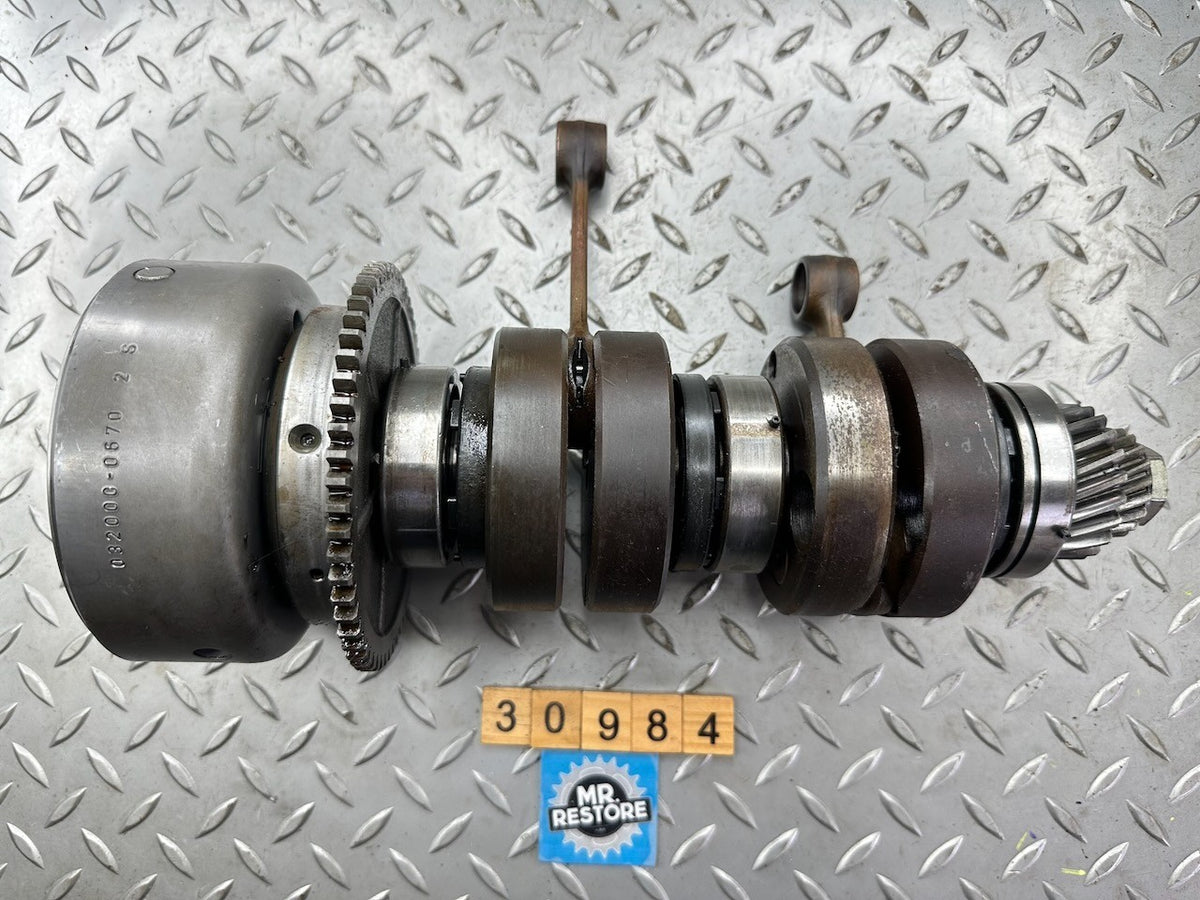 Suzuki GT200 X5 79-81 Crankshaft + Starter Clutch + Flywheel 12200-10300