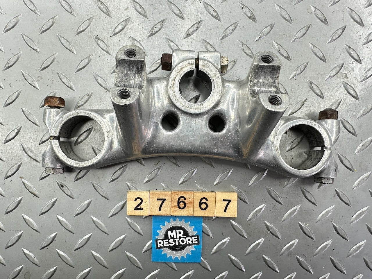 Yamaha TY250 1974-77 Upper Triple Tree Fork Clamp 434-23345