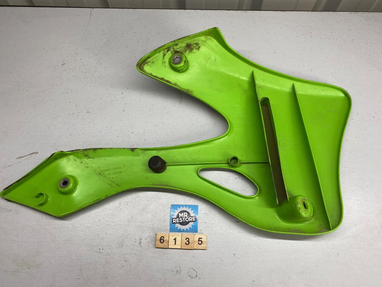 Kawasaki KX250 KX125 1999-02 Left Side Panel Cowl 49089-1140 