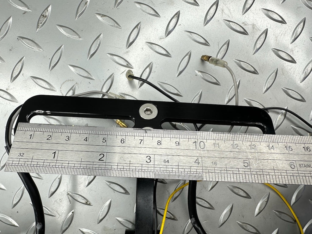Motorcycle Tail Tidy Registration Plate Holder with Reg Light & 4 LED Indicators