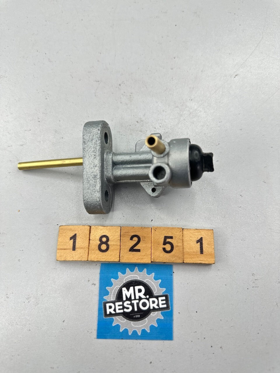 Yamaha Vintage Classic Genuine Fuel Tap Assy. (XT?) - Vapour Blasted