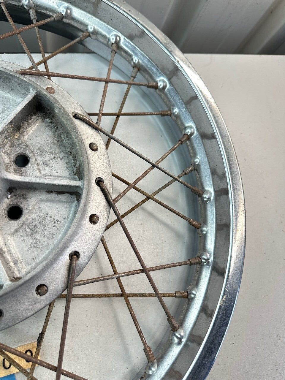 Kawasaki KH500 OEM Takasago 18" Rear Wheel