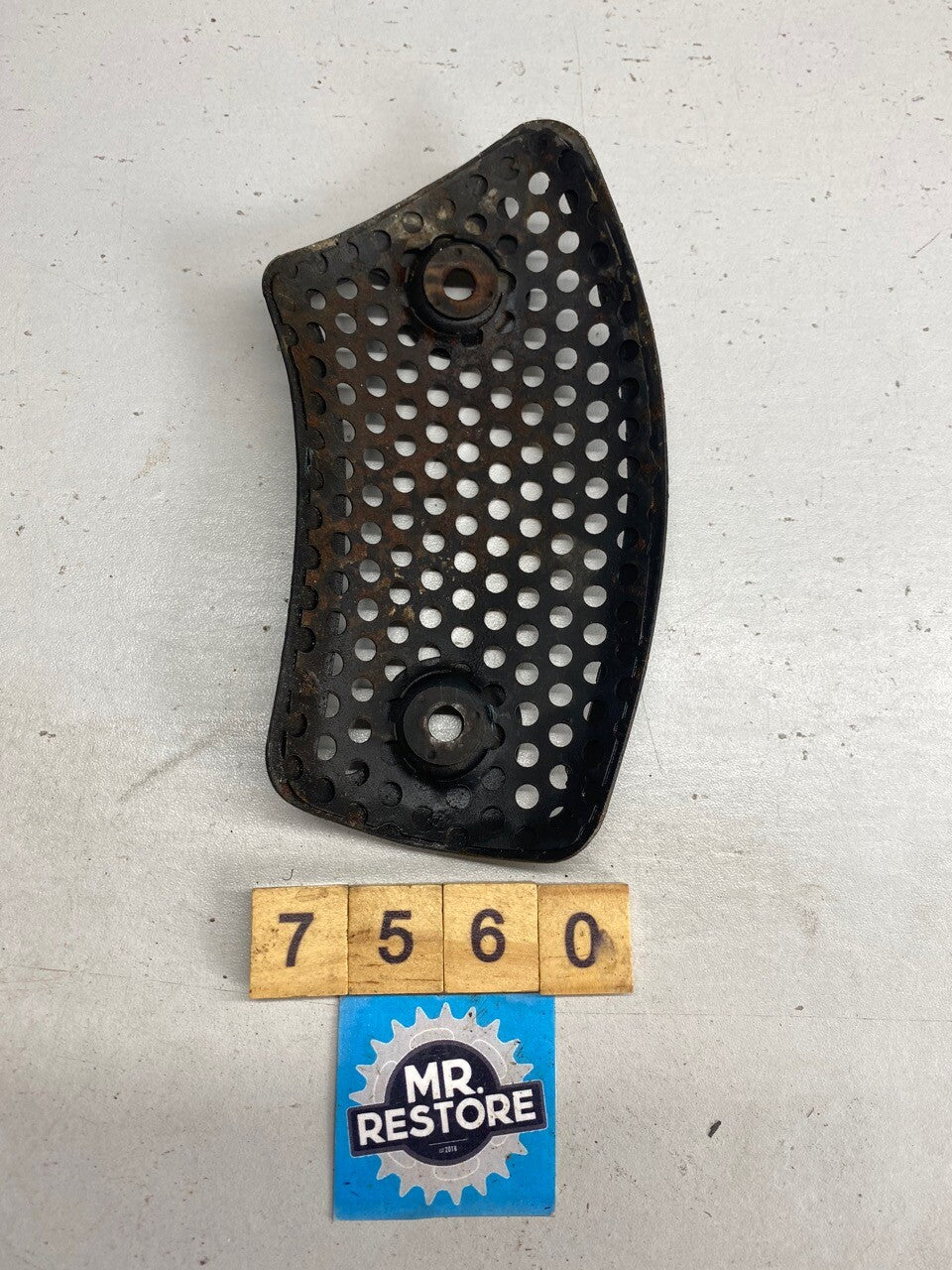Suzuki TS200R OEM Exhaust Pipe Heat Shield Guard 1990