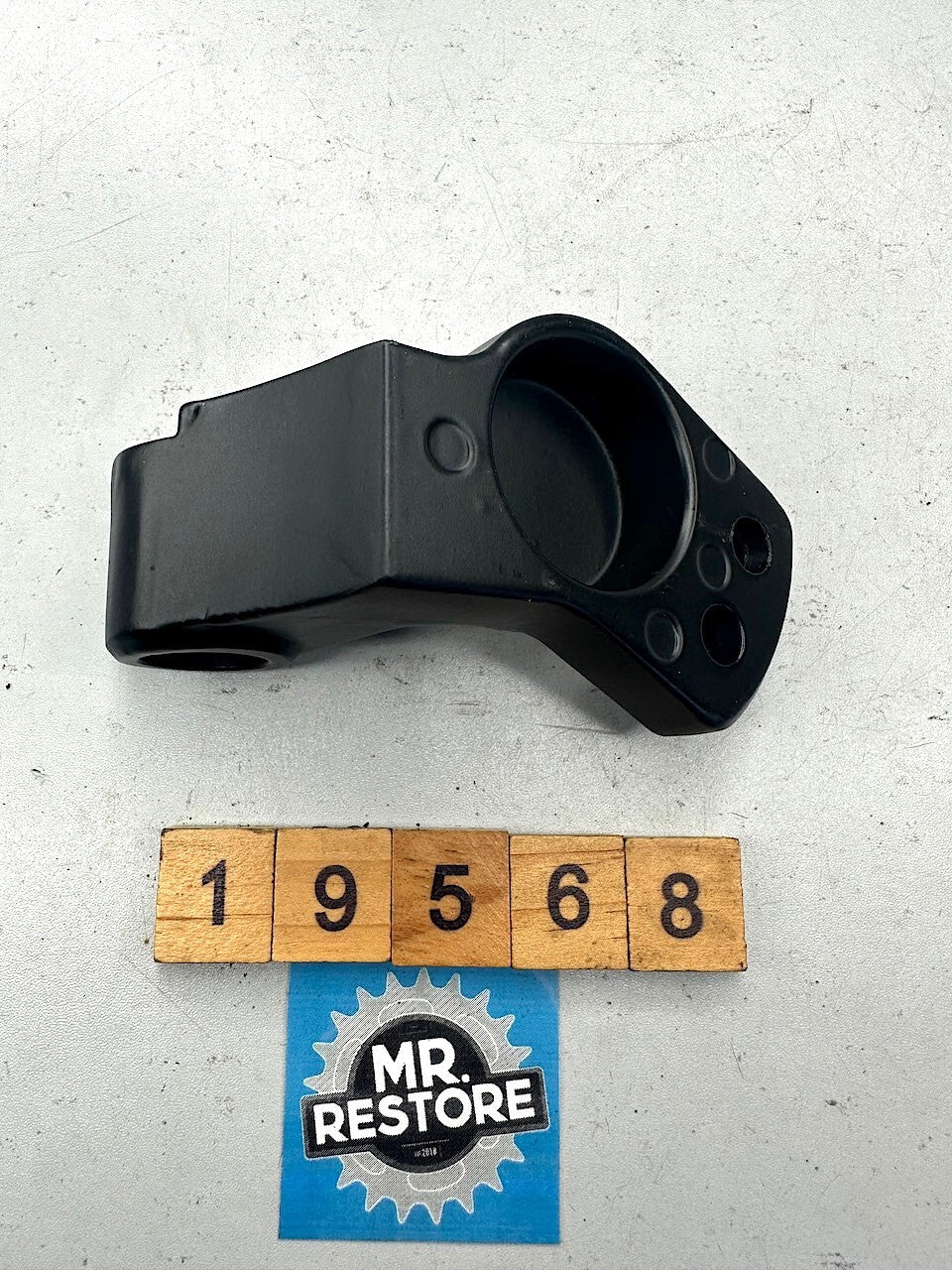 Kawasaki EX250 Ninja 1986-87 L/H Handlebar Holder (repainted in black)