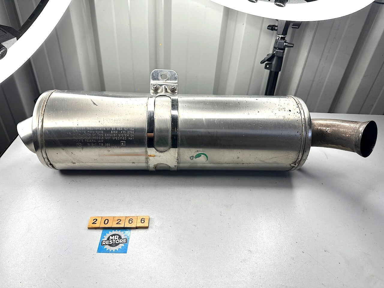 BMW F800R R800GT Rear Muffler Exhaust Pipe 18127718396