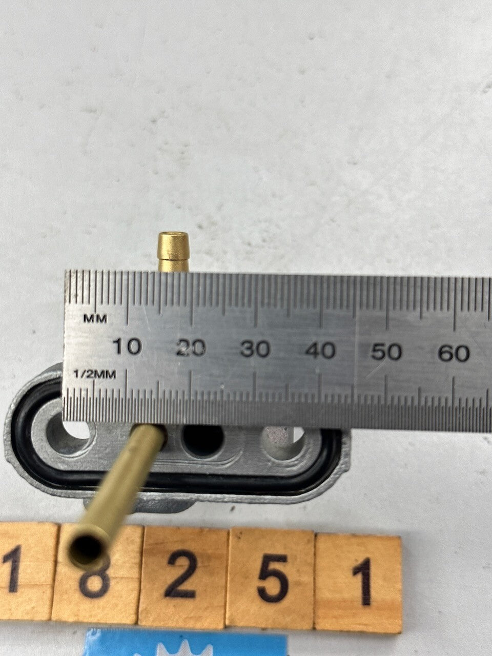 Yamaha Vintage Classic Genuine Fuel Tap Assy. (XT?) - Vapour Blasted