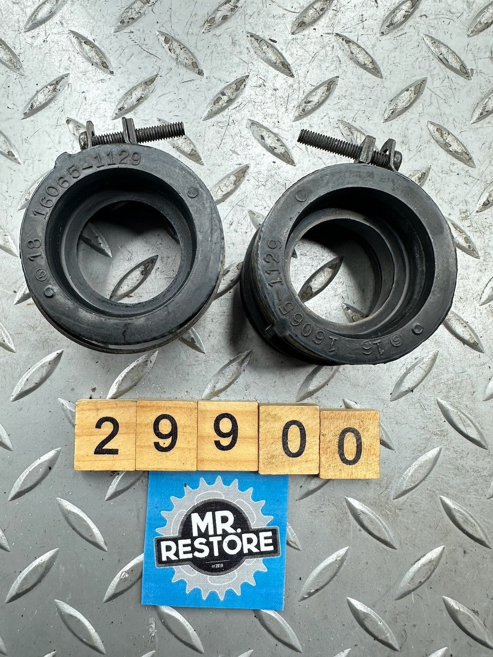 Kawasaki GPX600 ZX600 Ninja ZX500 ZX400 Carburettor Inlet Intake Rubber (Pair)