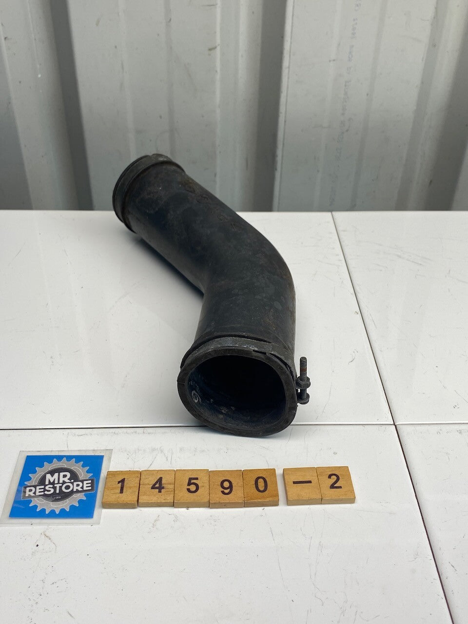 Yamaha FZR600 Surge Tank Joint, Clips & Silencer Pipe 4TV-1446F (2)