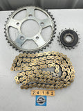 Triumph Speed Triple T300 Chain & Sprockets (DID Gold 530V X Ring - 17 x 49 th)