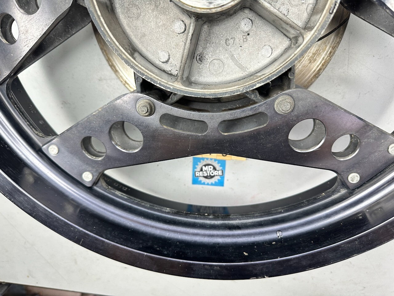 Honda CBX750F Rear Wheel 18 x 3.00 (Stamped December 1983)