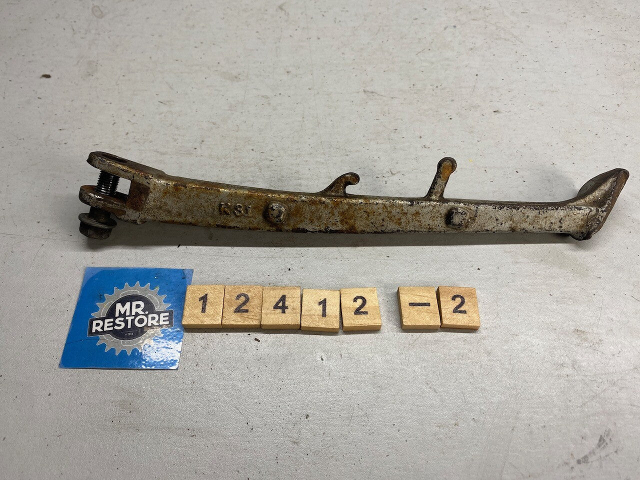 Kawasaki ZZR1100 ZX1100 ZX10 Side Stand Bolt & Nut (K31) 34024-1249