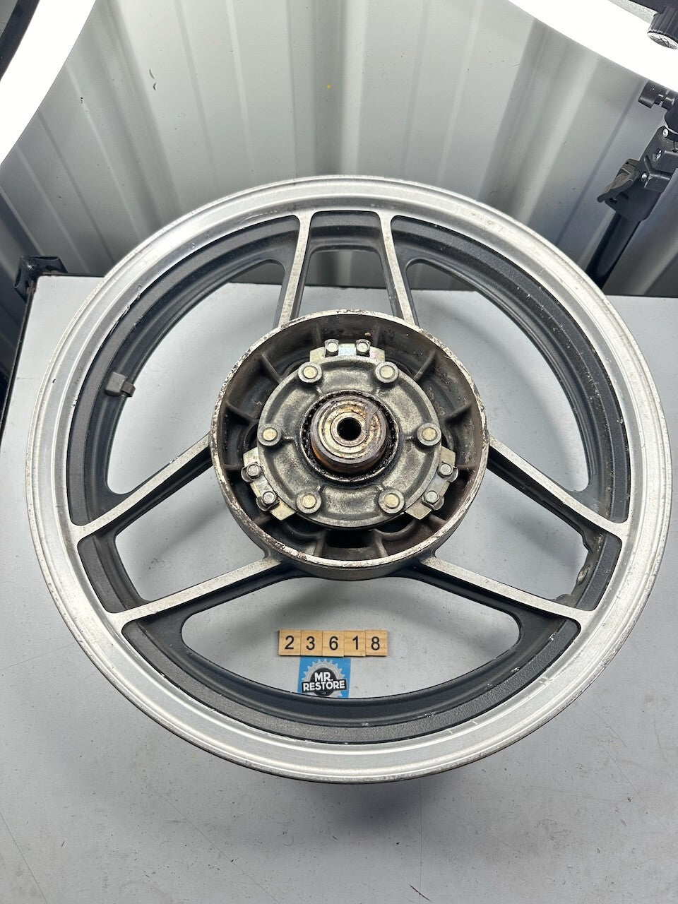 Suzuki Classic Vintage Rear Alloy Wheel (GS ? GSX ?) 17x2.50 (Dated July 1982)