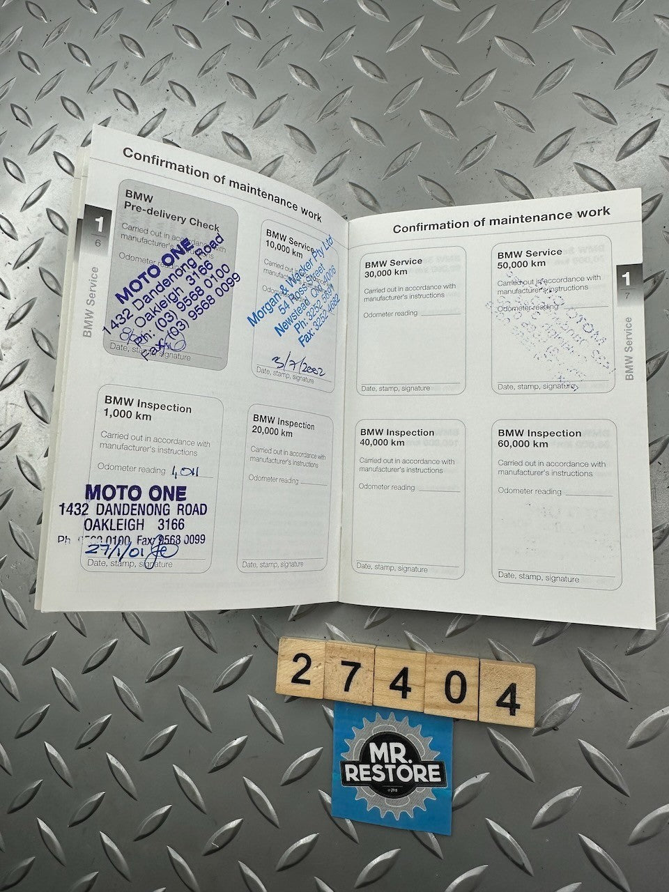 BMW F650GS F650GS Dakar Service Technical Booklet & Rider Manual (Early model)