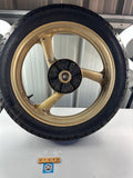 Yamaha TZR250 1KT 2MA Rear Wheel in Original Gold Anodising 2.50 x 17 (R-46)