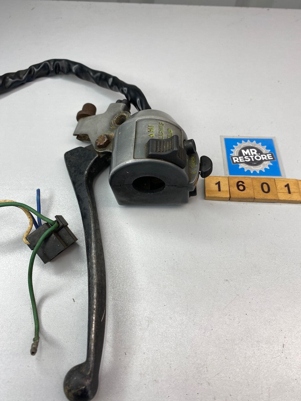 Honda CB250RS Left Hand Switch Block Clutch Perch Turn Pass Hi Lo Horn