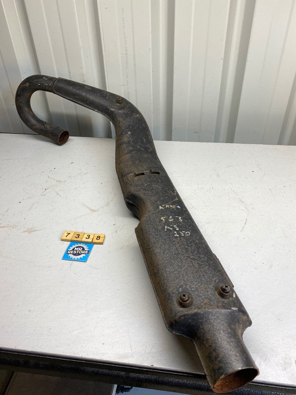 Kawasaki KS250 OEM Exhaust Pipe VMX Classic 1970's