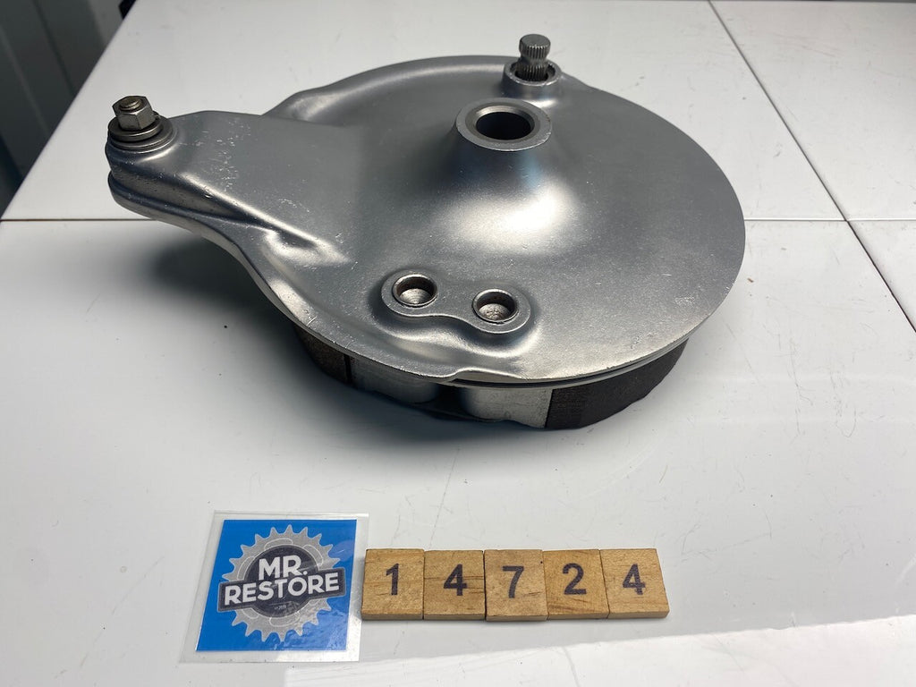 Honda CB450 CB500 CB550 Rear Brake Hub & Lever (Vapour blasted)