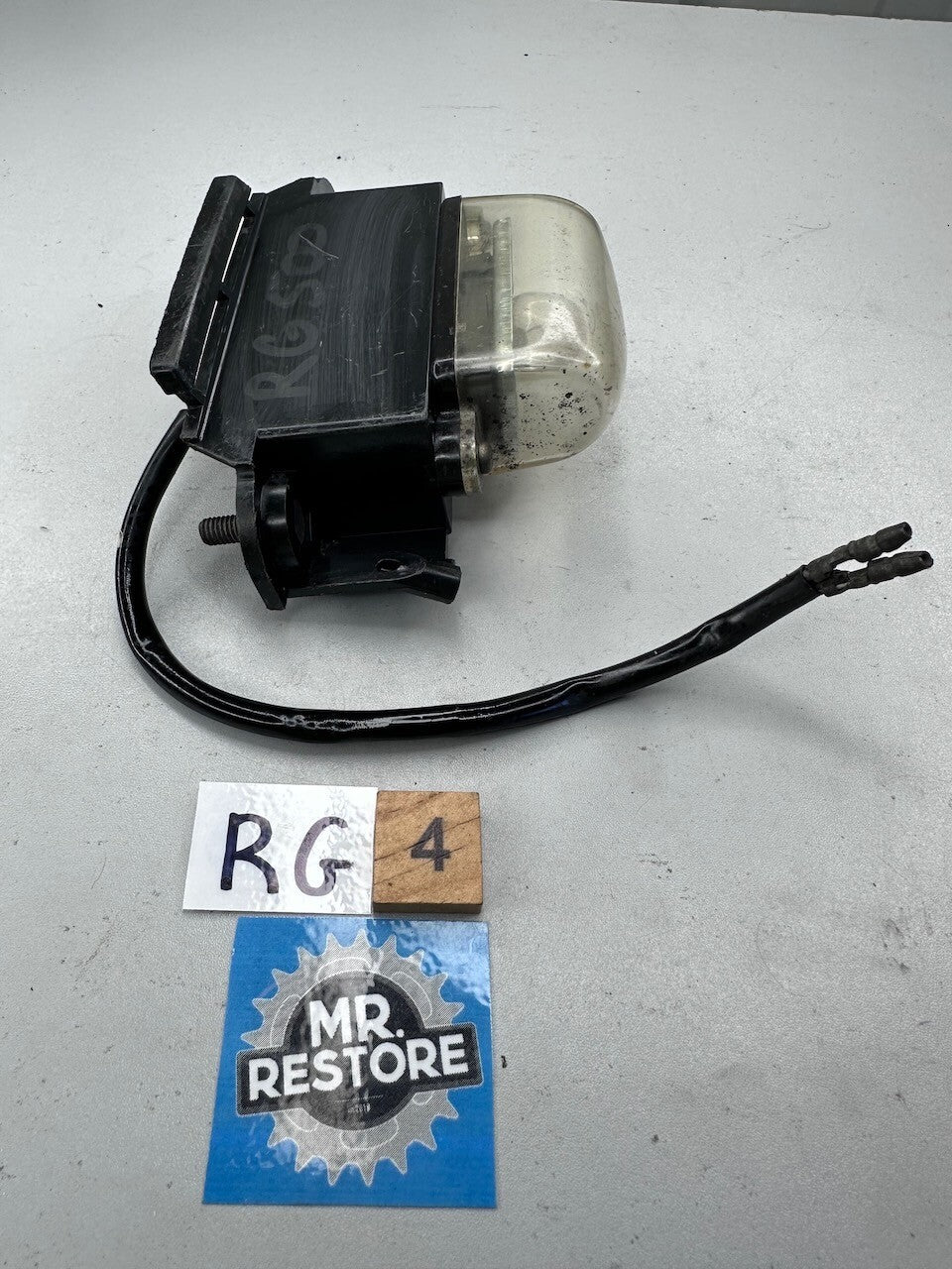 Suzuki RG500 RG250 GS500 OEM Registration Plate Light 35910-20A00