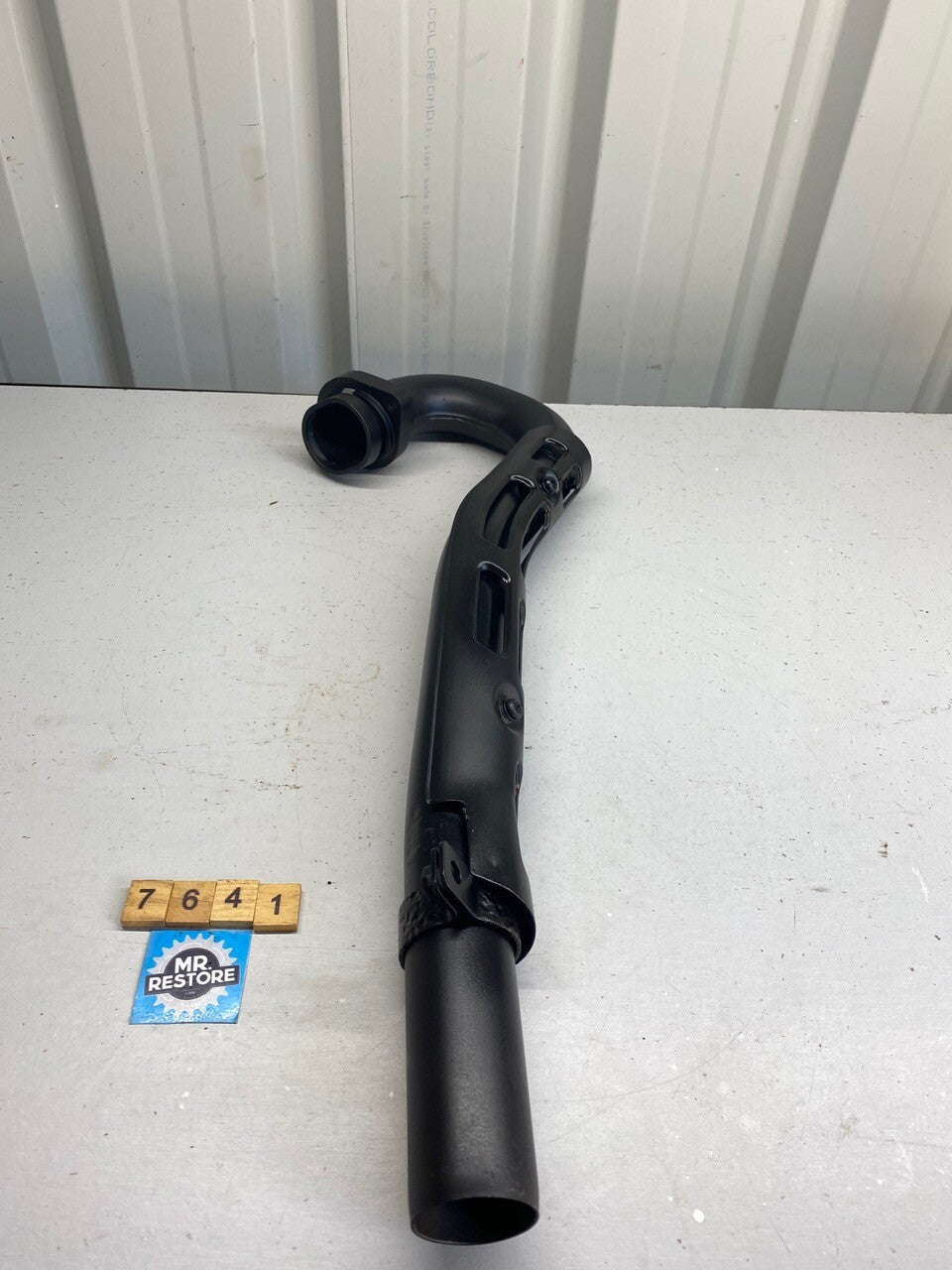 Kawasaki KL600 R Exhaust Header & Guard - Stainless Steel OEM - KHI EC17-Painted