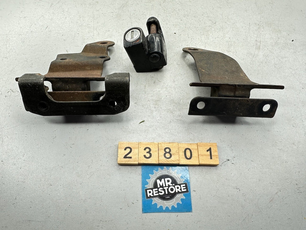 Honda CB900 Boldor CB1000 CB750 Pair Seat Bracket Stays & Helmet Lock