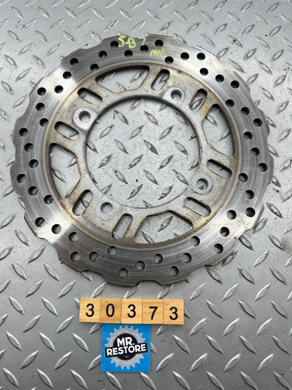 Kawasaki KLZ1000 Versys 1000 2019 Rear Brake Disc (5.87mm Remaining) 41080-0632