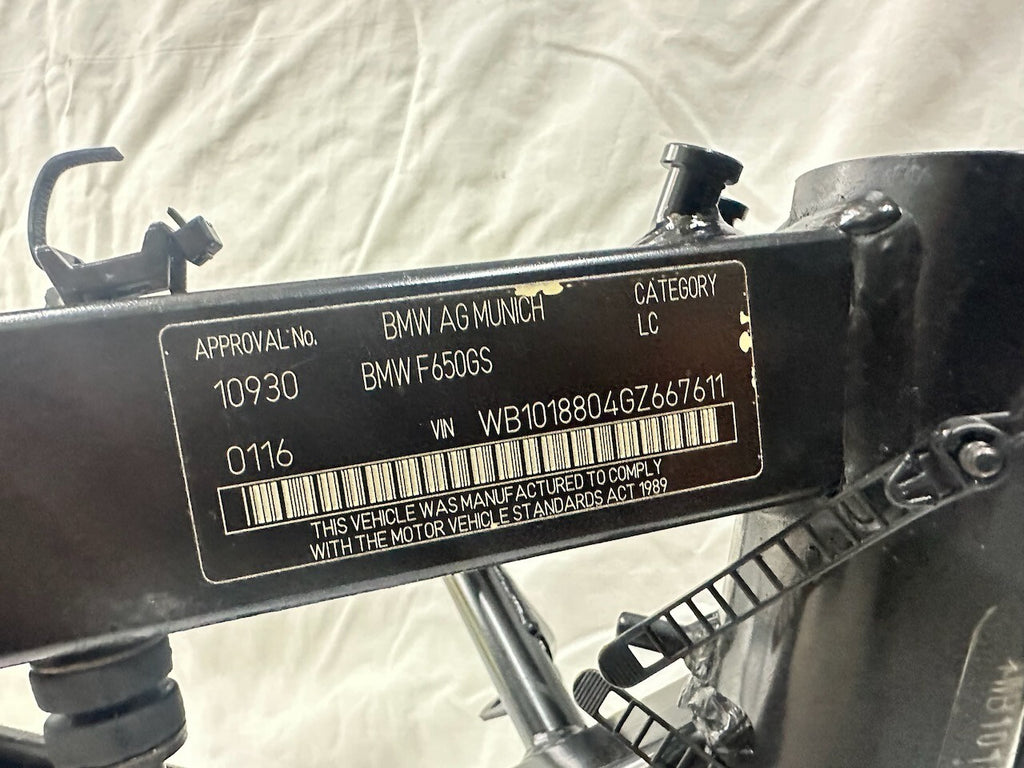 BMW G650GS Jan 2016 Main Frame (Full clear title & not on written off register)