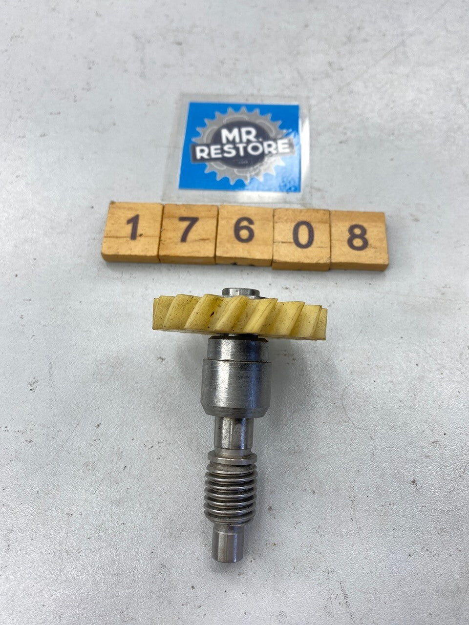 Yamaha TZR250 TDR250 R1-Z - 2T Oil Pump Worm Shaft & Drive Gear