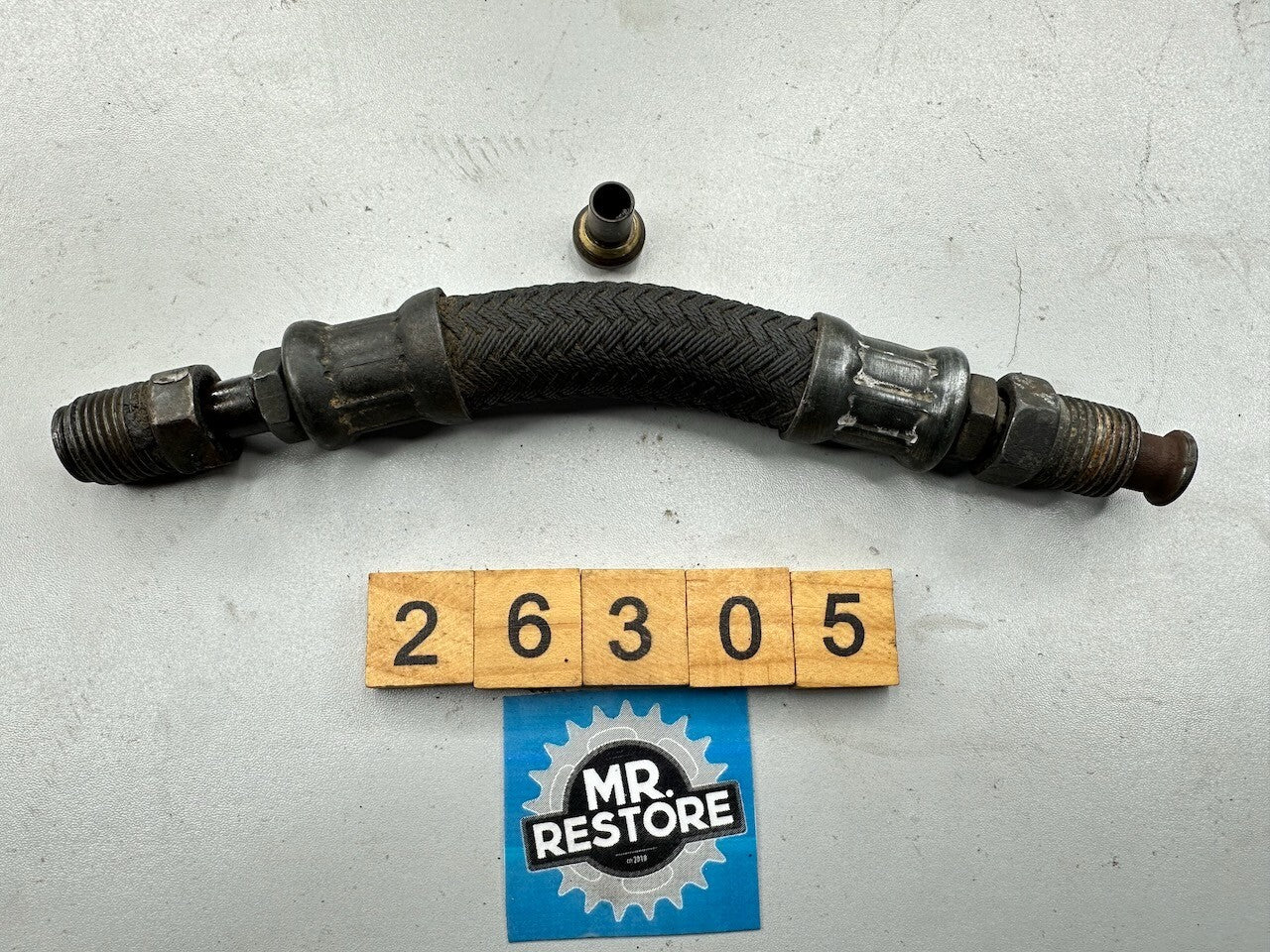 Honda XLV750 1983 Oil Cooler Hose Line Pipe A - 15530MG7003  15530-MG7-003