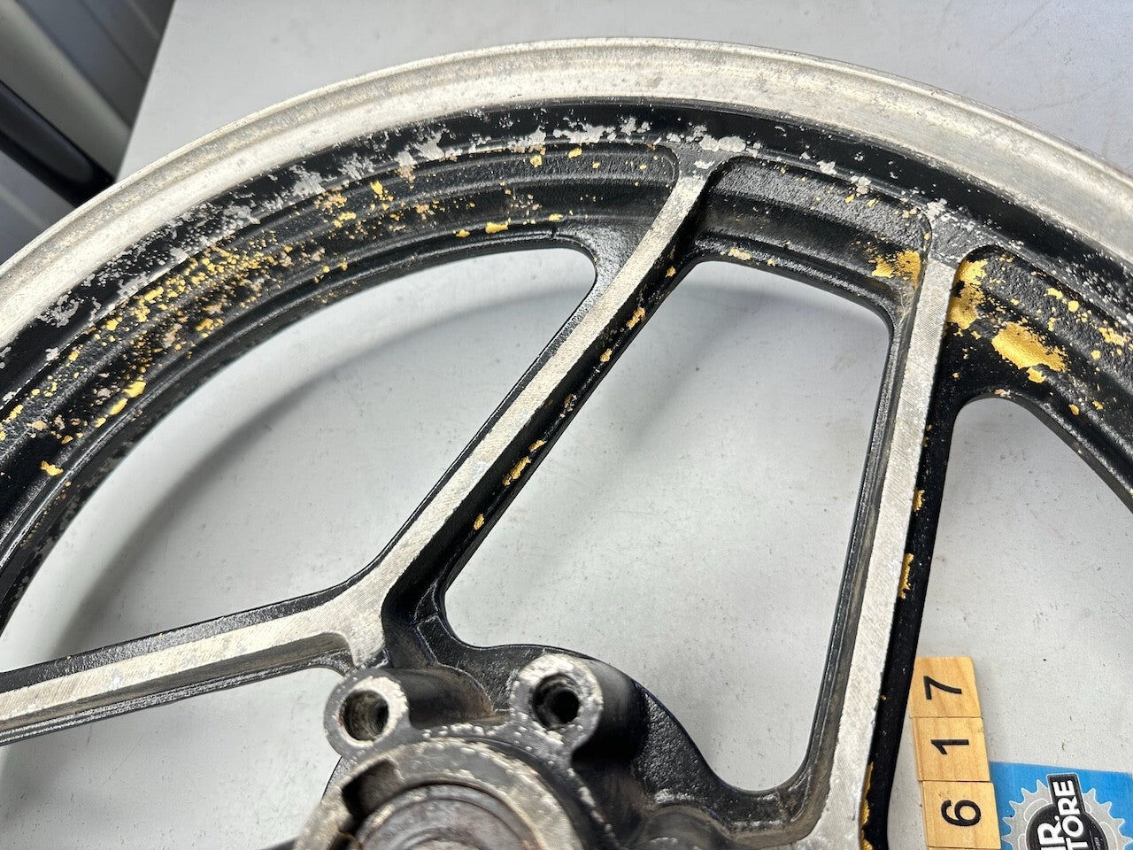 Suzuki Vintage Front Alloy Wheel (GS ? GSX? GSXR ?) 16x2.50 (Dated March 1984)