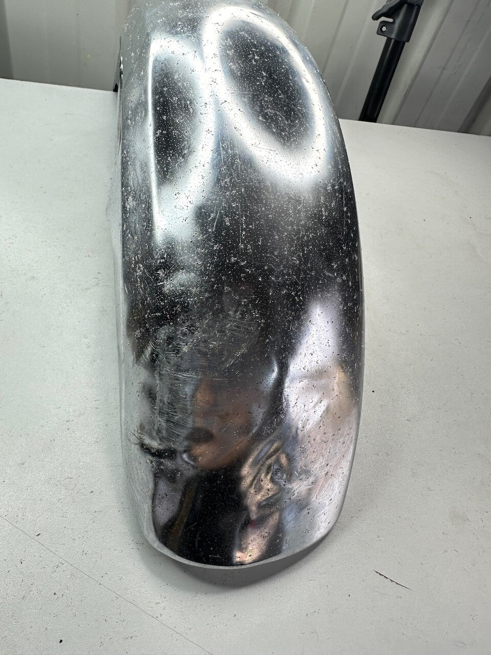 Vintage Japanese Motorcycle Front Mudguard (Possible Kawasaki)