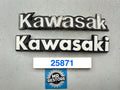 Kawasaki Z1300 KZ1300 '79-81' Fuel Tank Emblems (LH OEM / RH is EMGO)