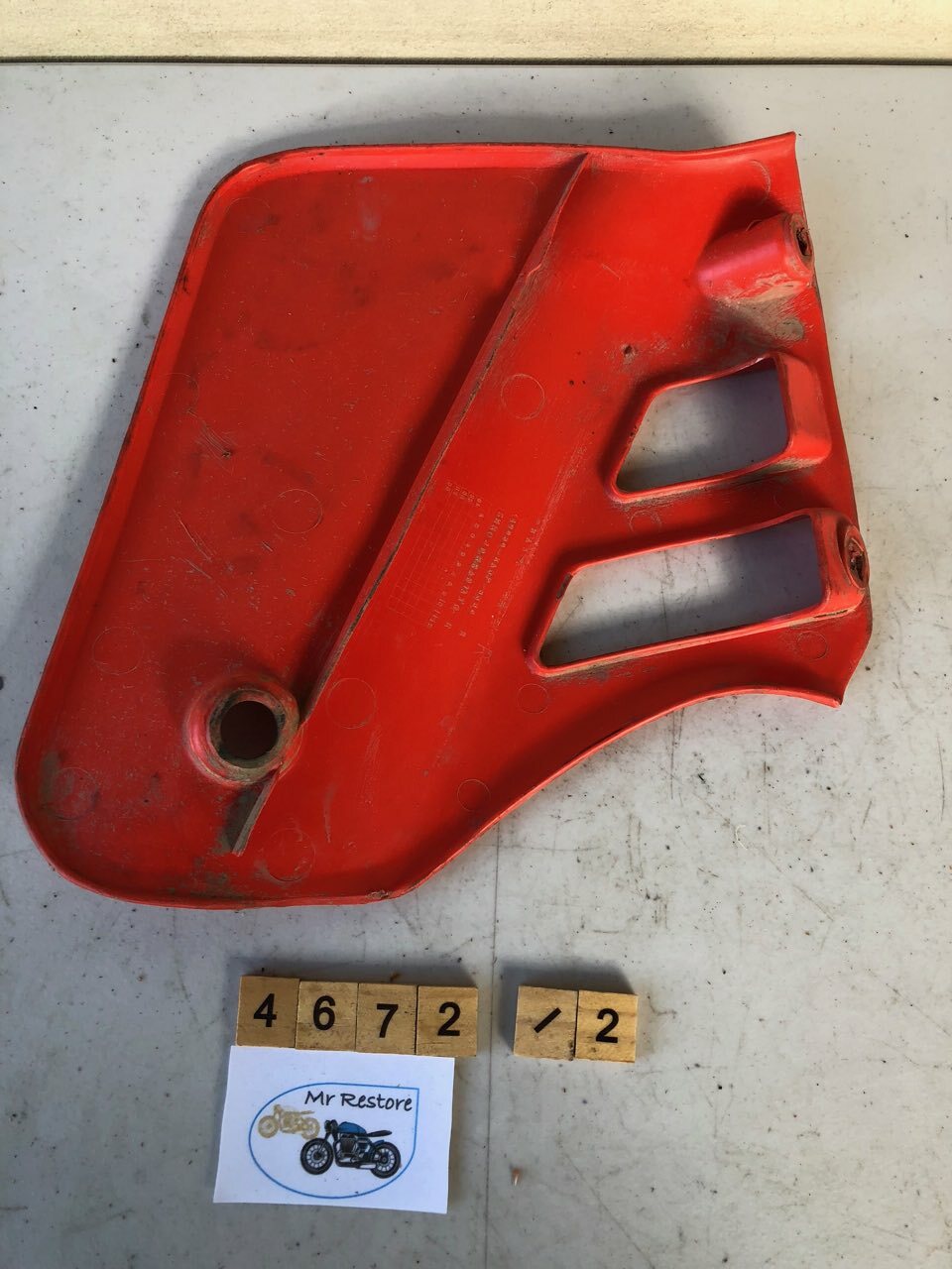 Honda CR125 RF Right Hand Shroud Radiator OEM - 19030-ka3p-8330