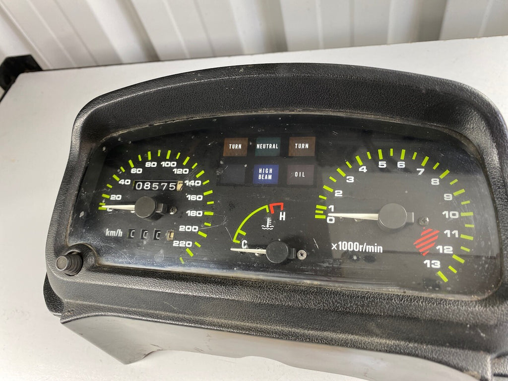 Kawasaki GPZ500S Dashboard Instruments Meters KMH Tested (showing only 8500ks)