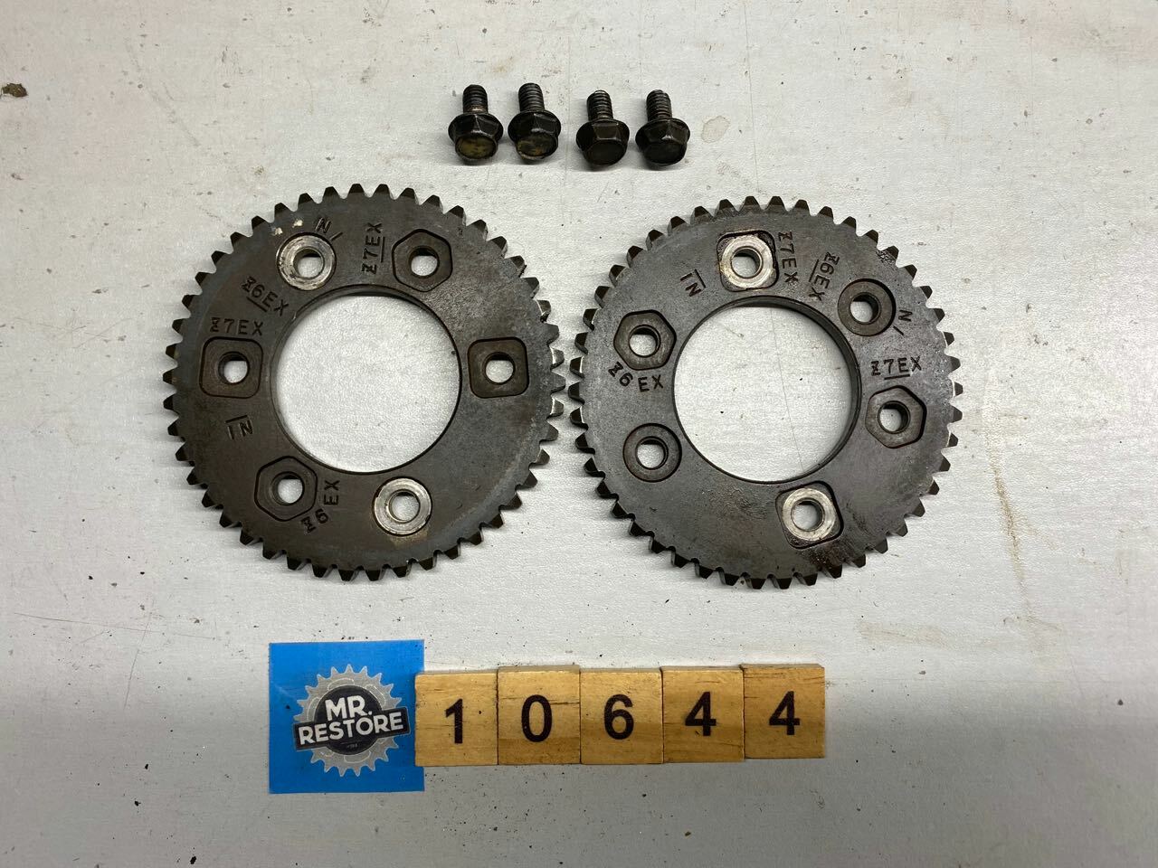 Kawasaki KZ Z ZR Camshaft Sprockets (Pair) & Bolts - 12046-1021