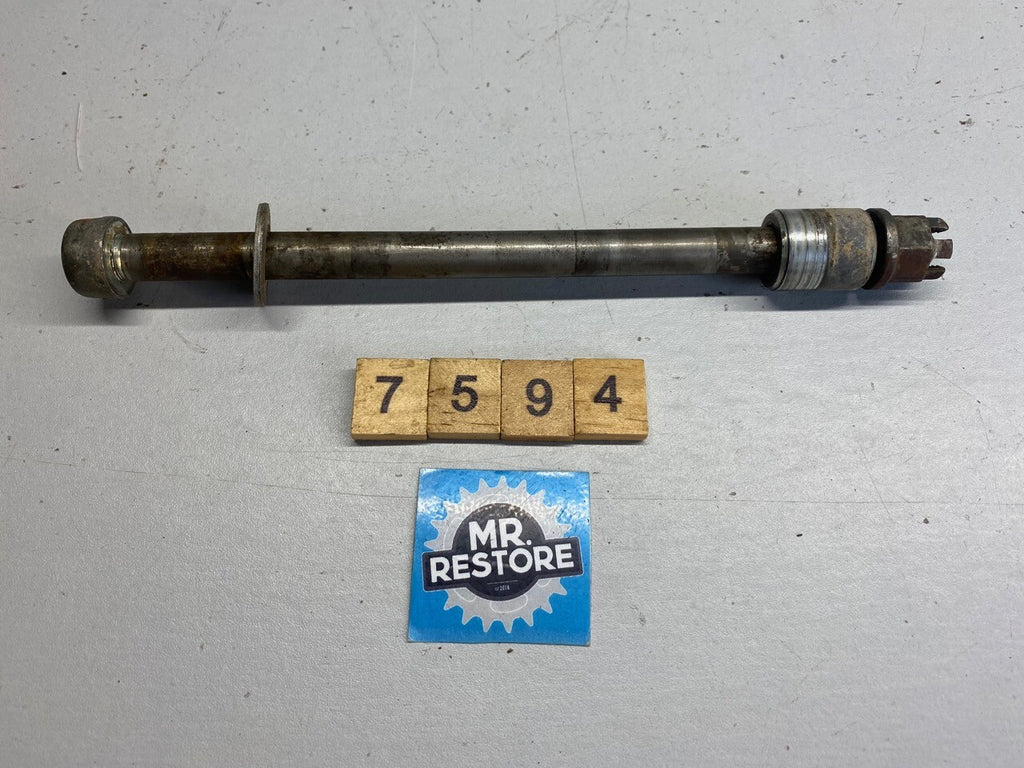 Honda XL100 1973 Front Wheel Axel Spindle & Spacer etc.