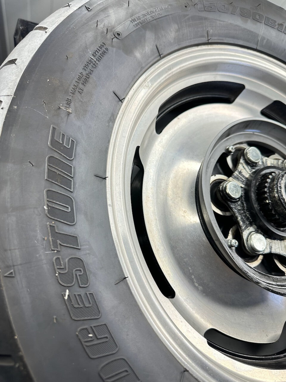 Yamaha V-Max 1200 VMX12 1985 Rear Wheel 15 x 3.5 (Recent Bridgestone Tyre)