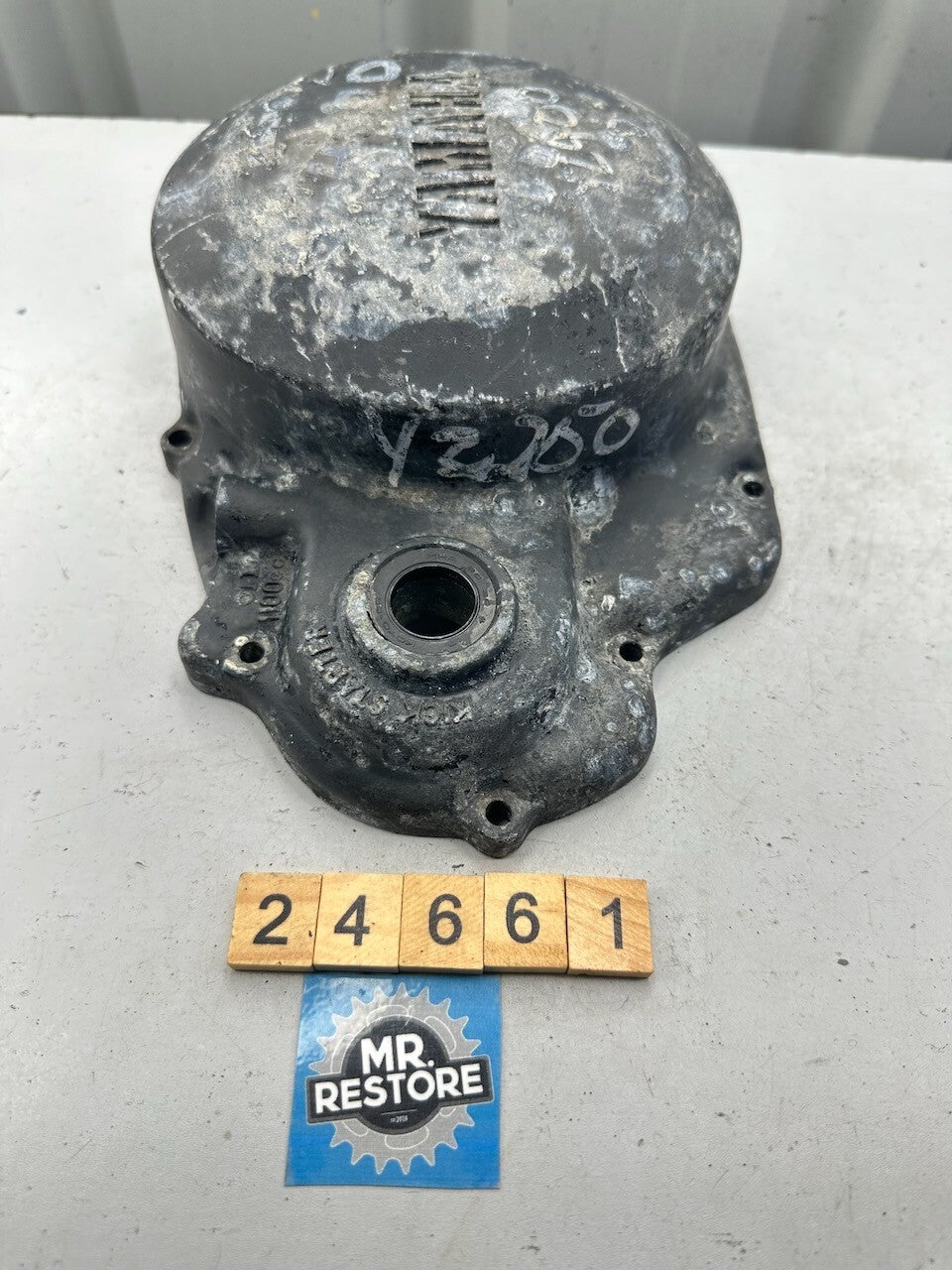 Yamaha YZ400 D YZ250 1977 Clutch Crankcase Cover 3 1W4-15431-00