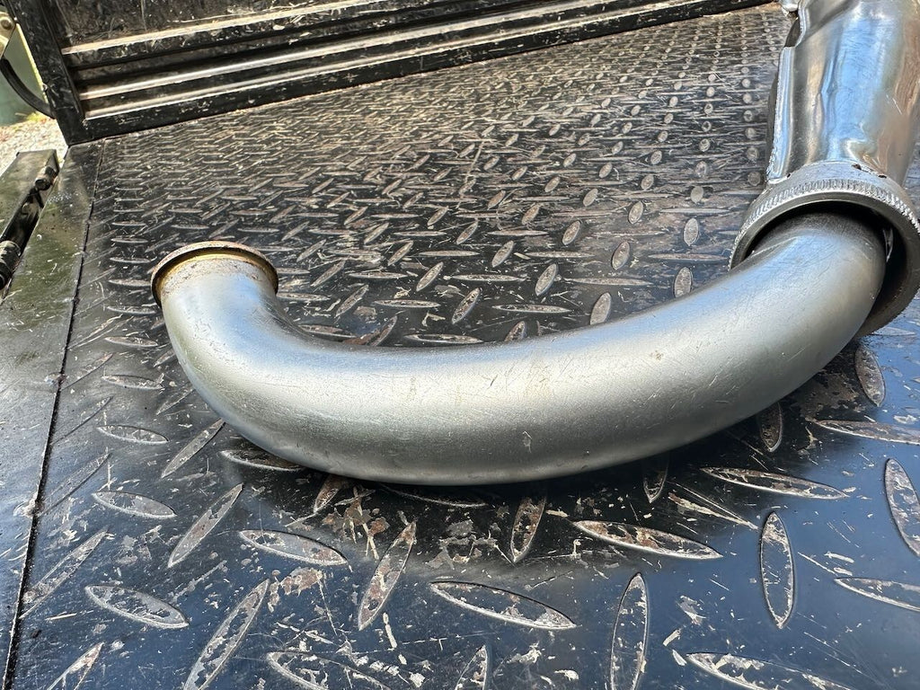 Suzuki T250 L/H Exhaust Pipe Silencer Muffler & Baffle