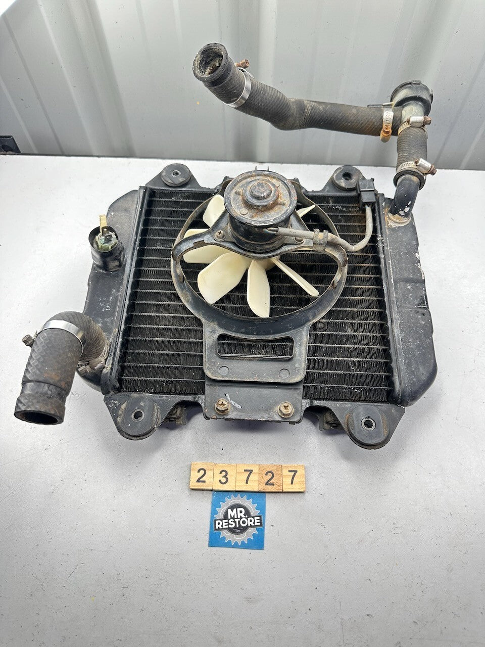 Kawasaki ZZR250 ZX250 EX250 '88-07' Radiator & Fan 39060-1087  59502-1066
