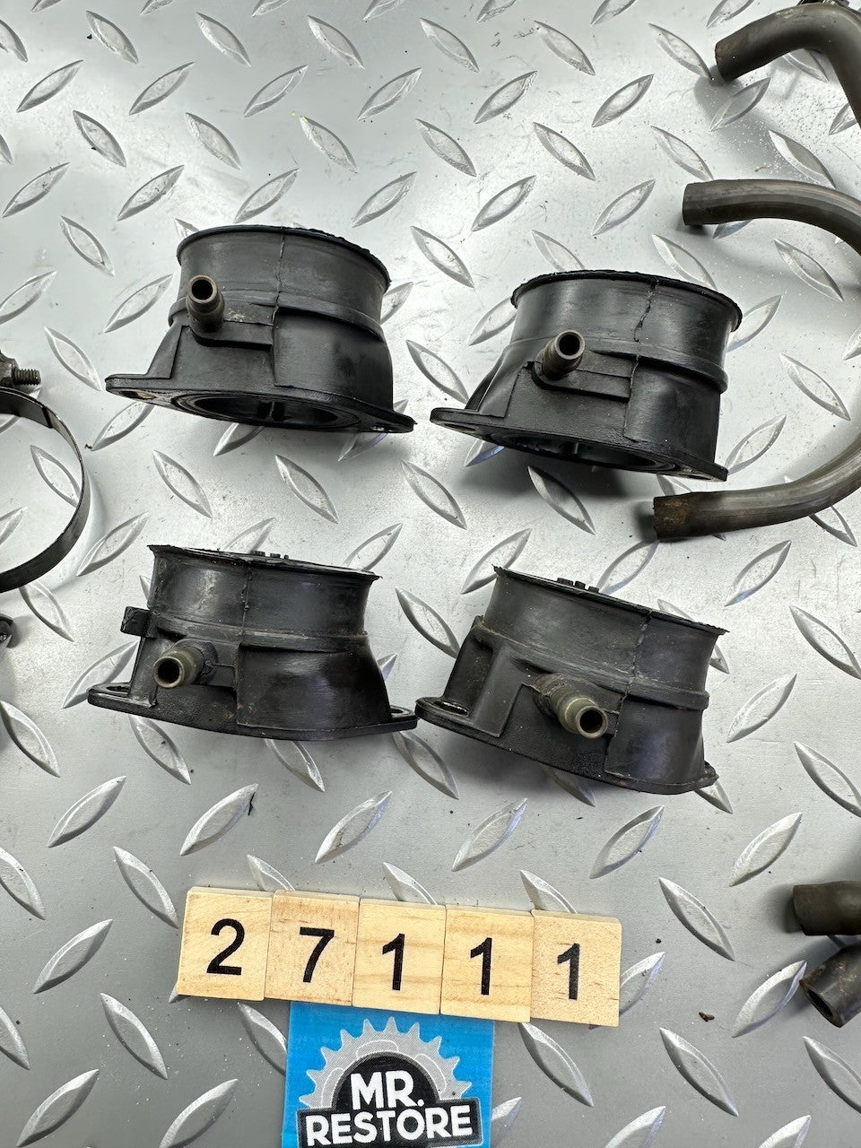 Kawasaki ZR250 Balius ZX250 ZXR250 Carburettor Holder Joints & 3 Clips