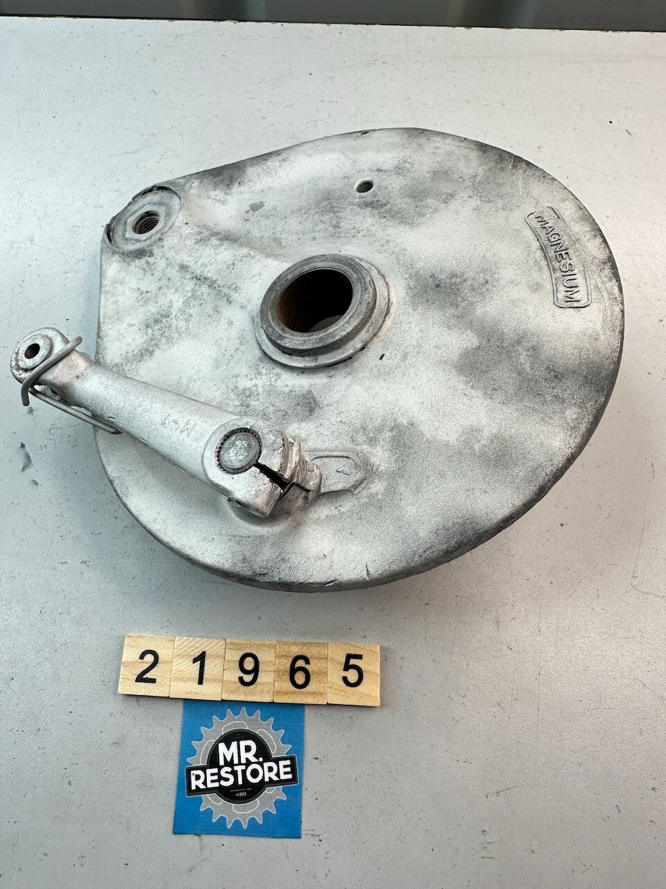 Honda VMX Vintage Motocross Magnesium Rear Brake Plate (CR? XL? XR?)