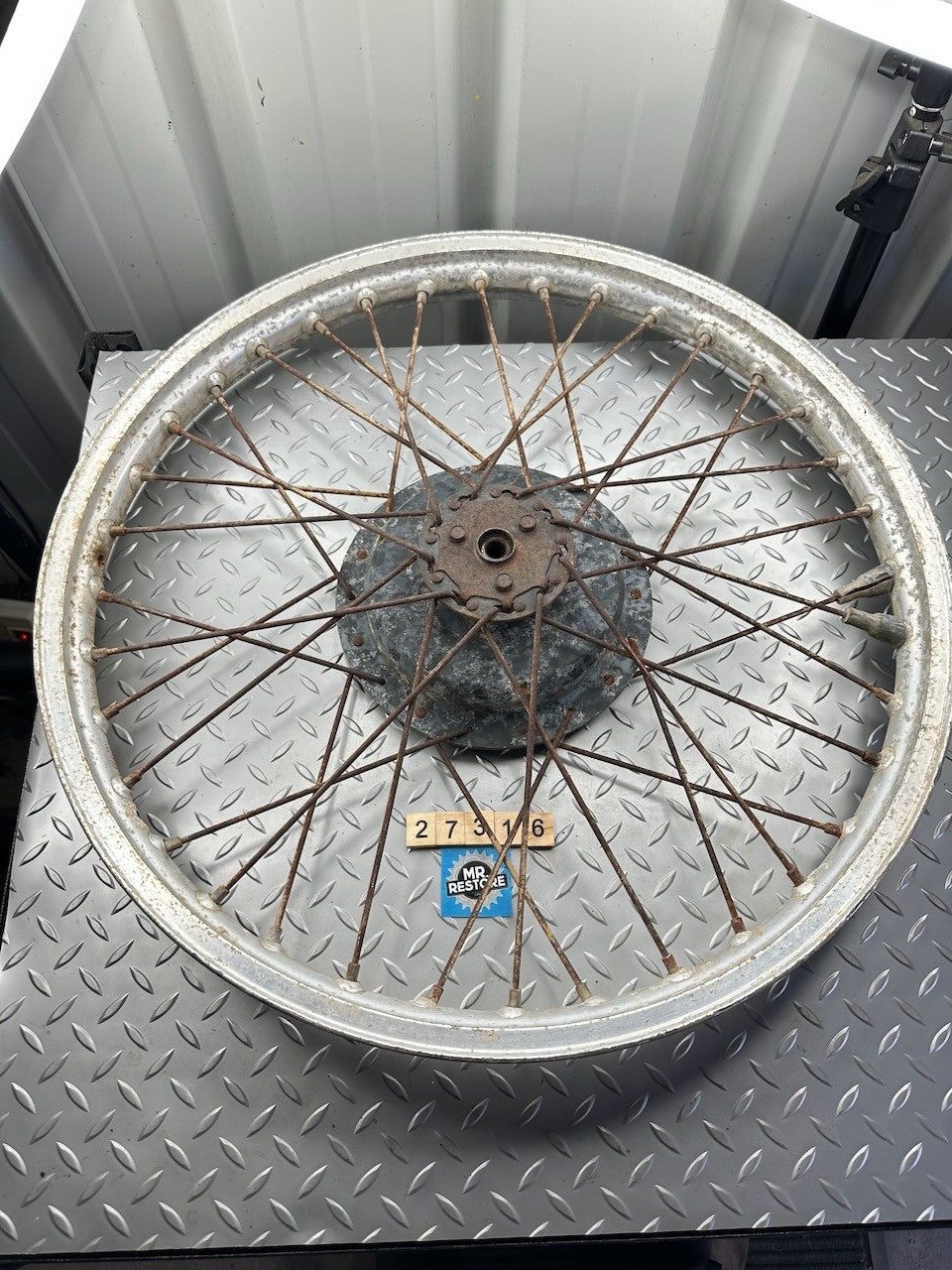 Suzuki SP370 '78-79' 21" Front Wheel
