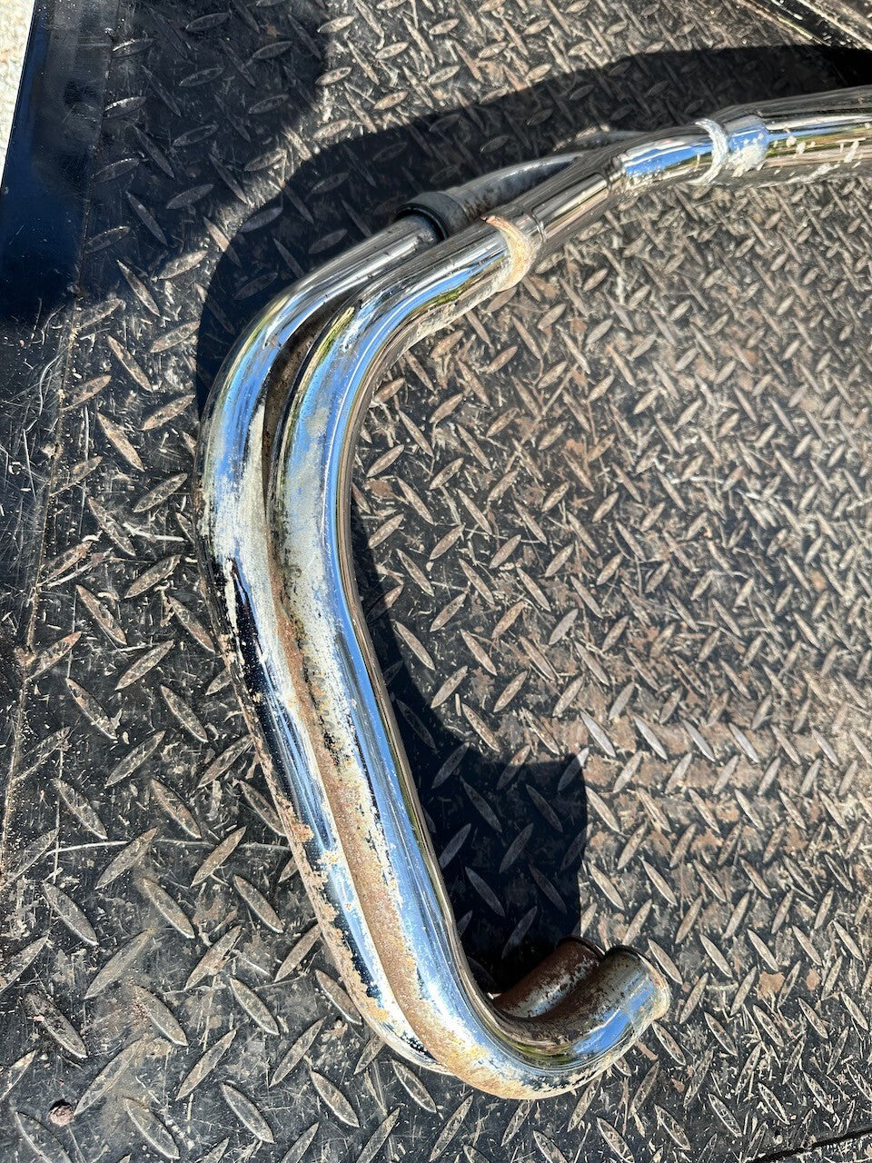Kawasaki KZ500 Z500 A B 1981 R/H Exhaust Pipe Muffler & Headers