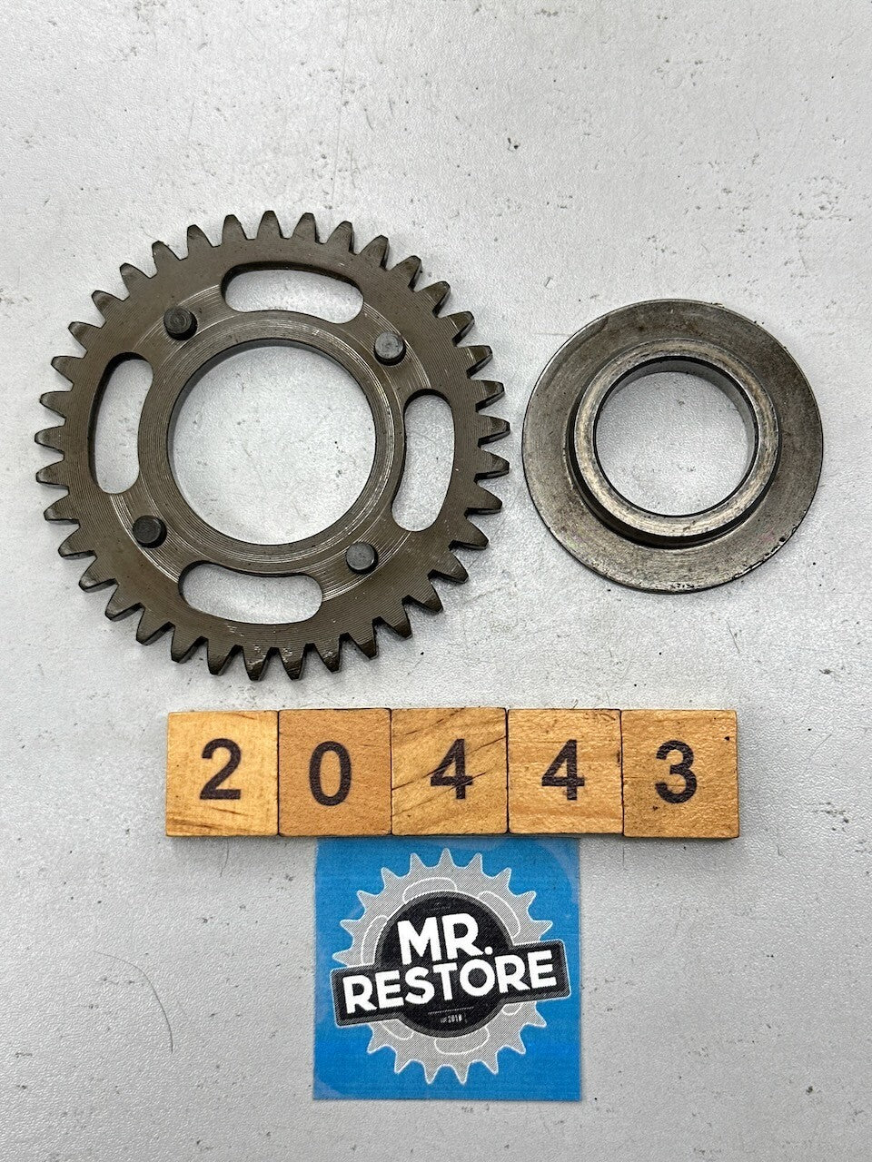 Honda CBX750 CB750 CB700 CB250 Clutch Gear & Collar (37T) 15131-MJ0  22117-MJ0