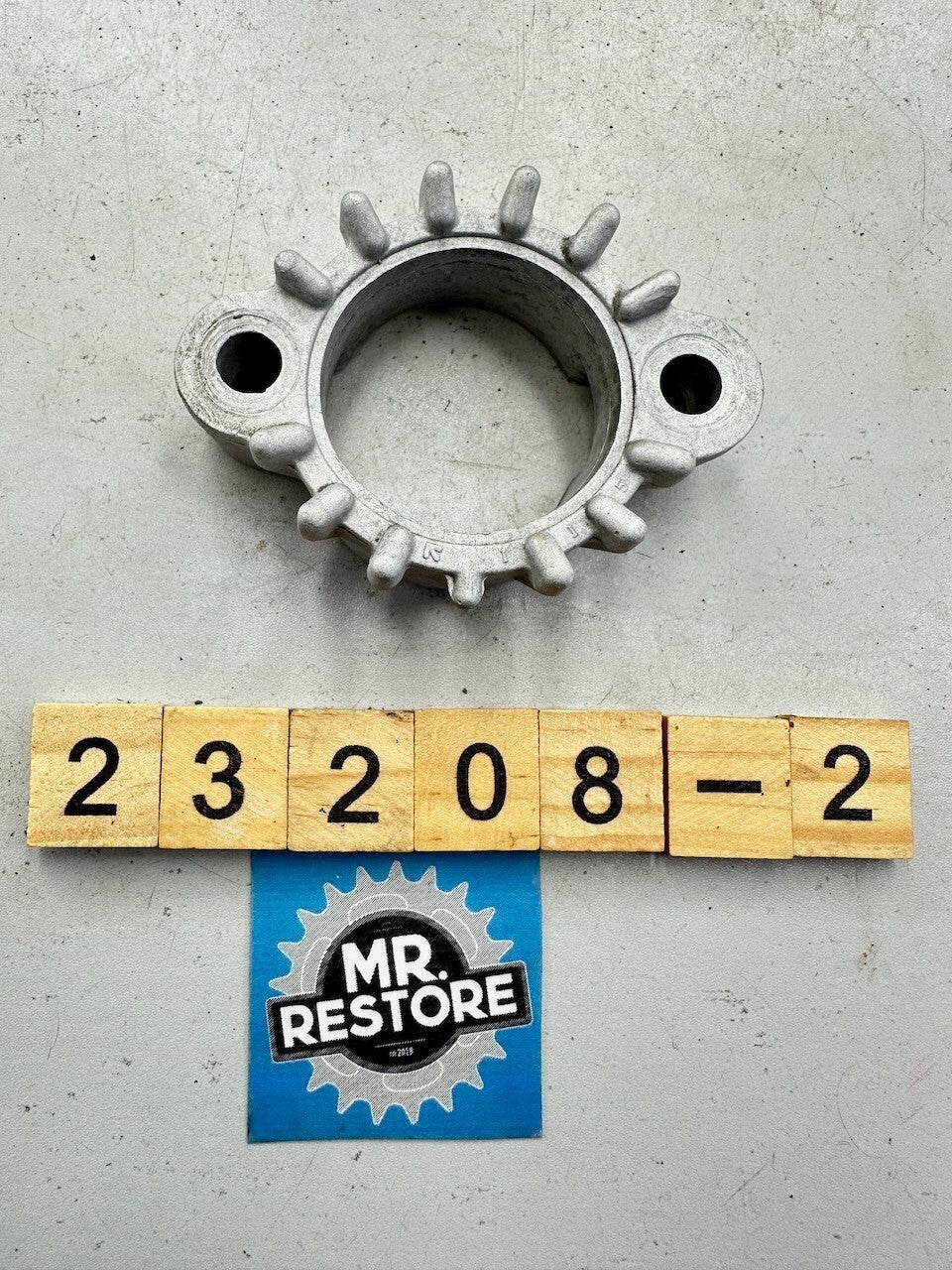 Suzuki GSX400F '81-82' OEM Alloy Exhaust Ring Nut Flange Joint Clamp 14182-34200