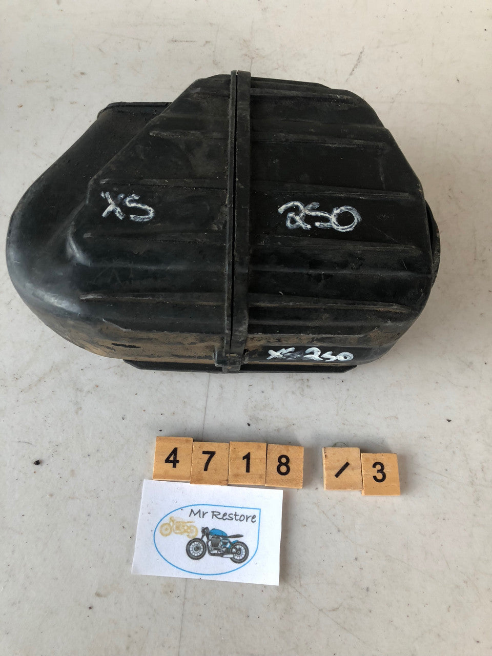 Yamaha XS250 Air Cleaner Box Filter
